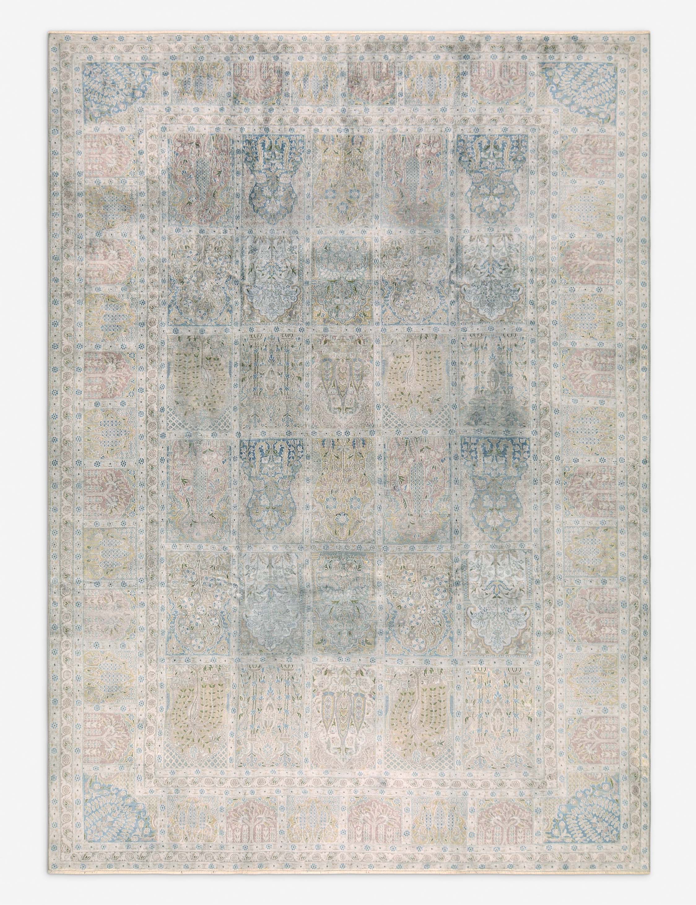 Lulu and Georgia Vintage Turkish Hand-Knotted Wool Rug No. 411, 7'10" x 11'