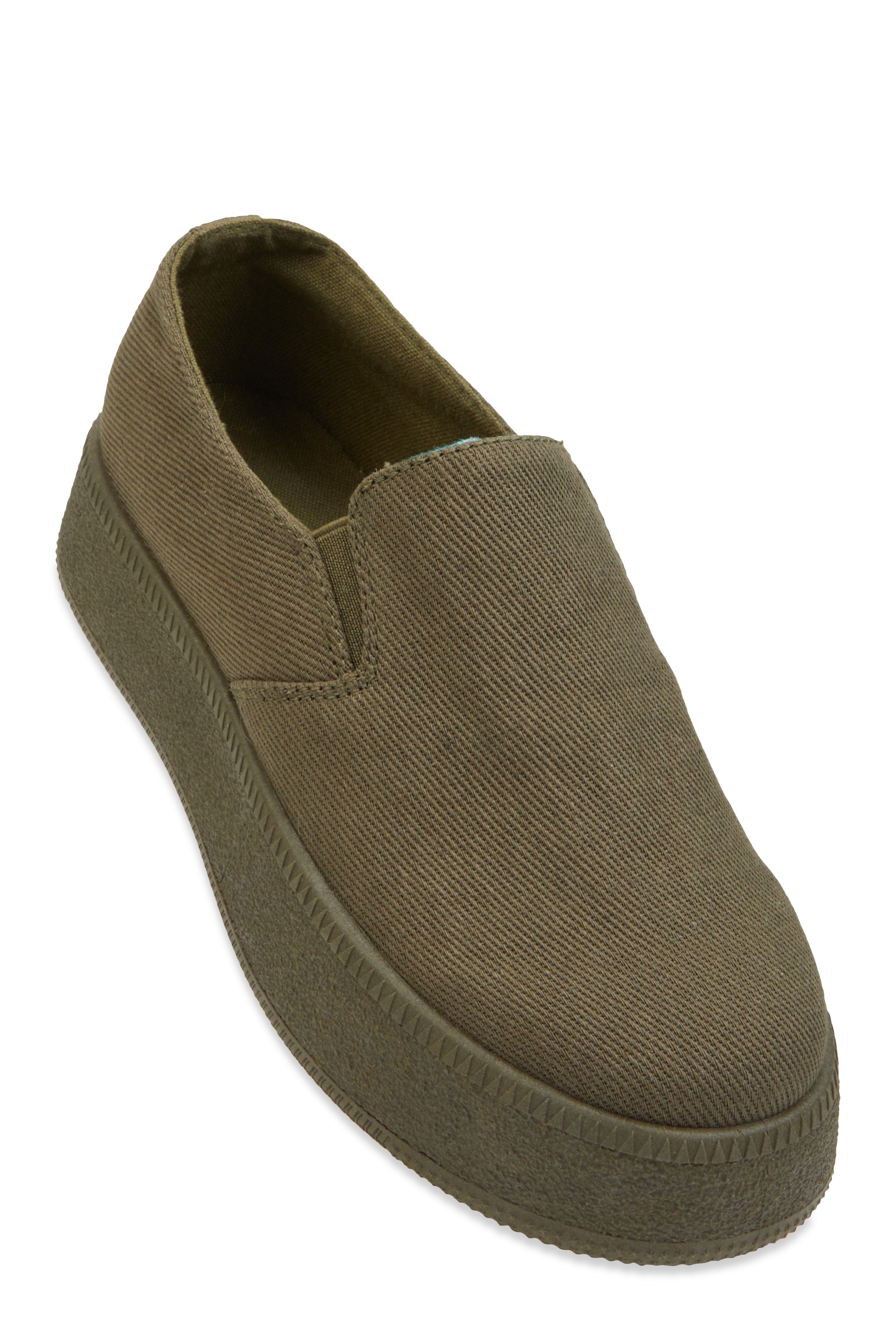 Rainbow Shops Low Platform Slip On Sneakers – Women's
