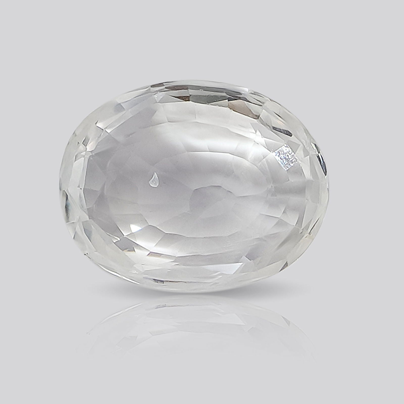 Gemsmantra White Sapphire (7.216 ratti) - view 2