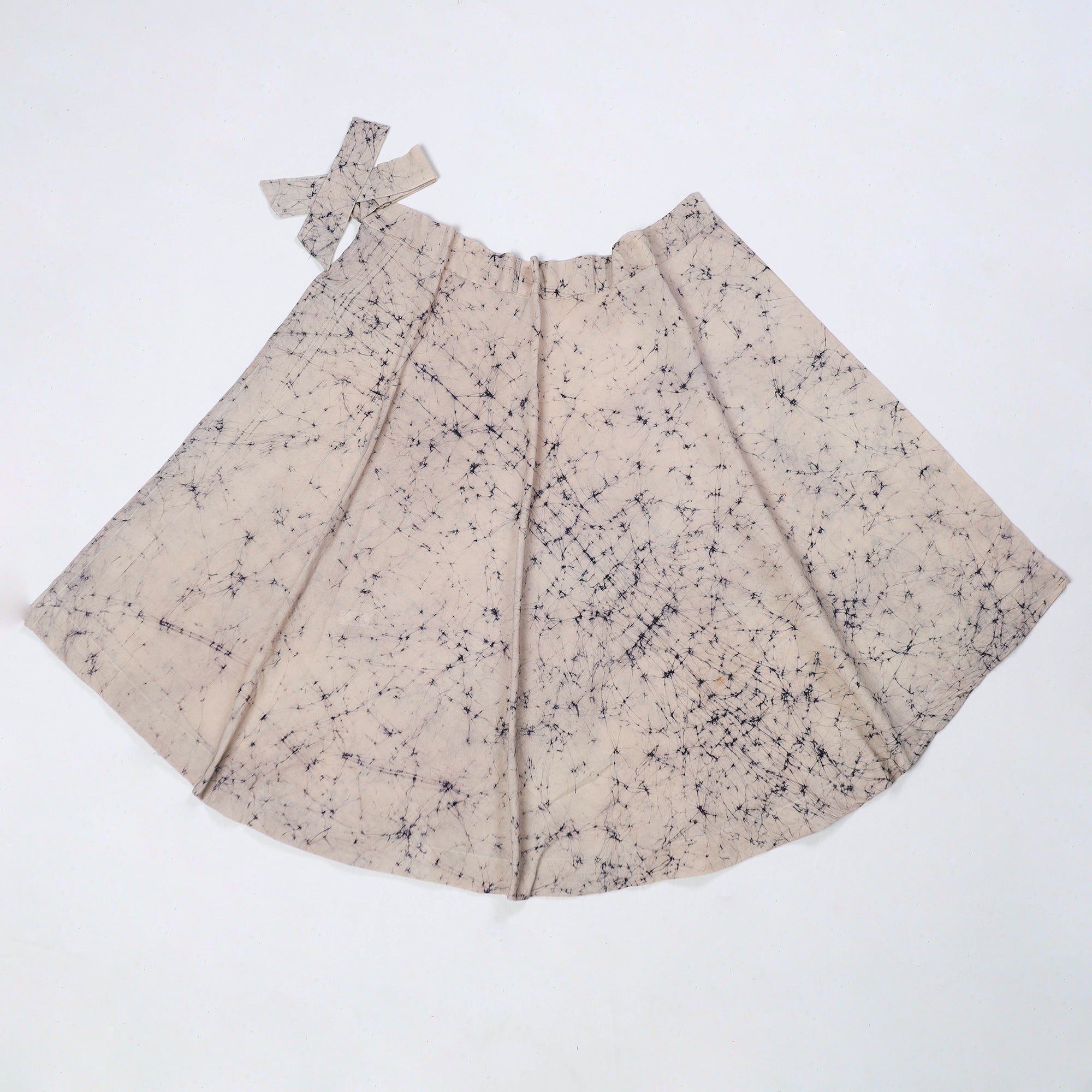 NOORI BAZAR Beige - Hand Batik Printed Cotton Wrap Around Skirt 20 - view 2