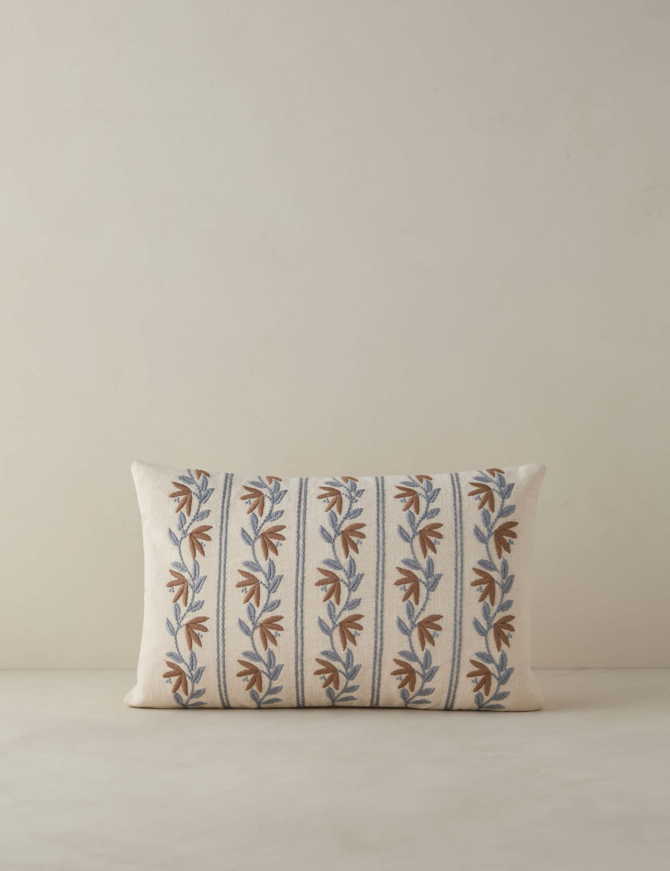 Lulu and Georgia Tremaine Embroidered Pillow - view 4