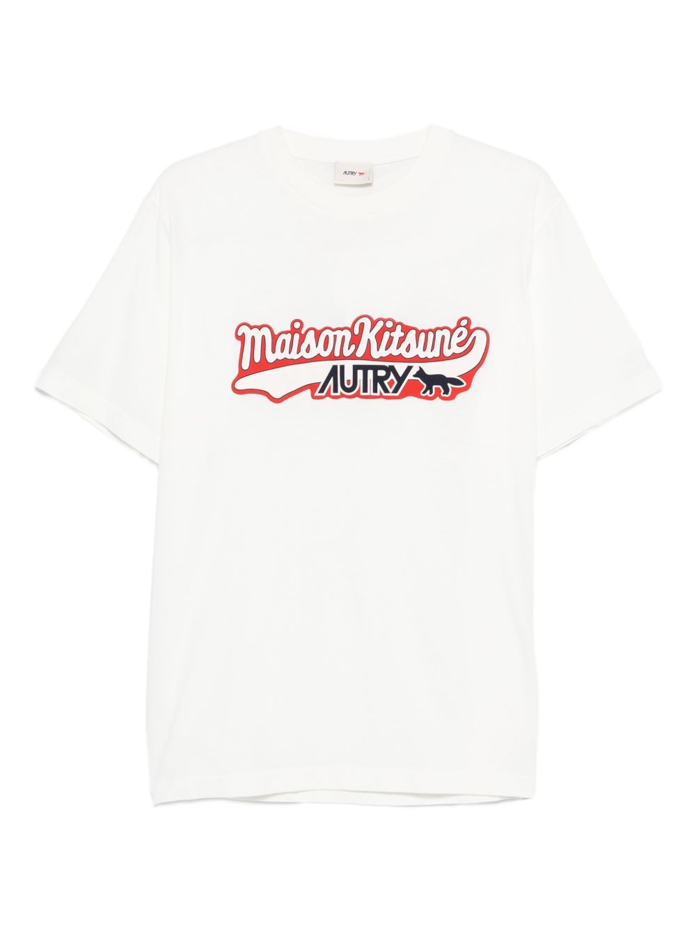 Autry X Maison Kitsune Logo cotton t-shirt – 100% COTTON