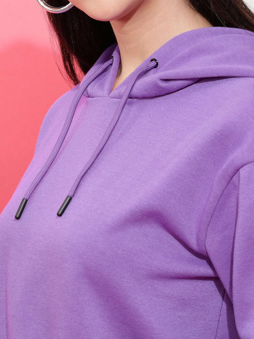Freehand By The Indian Garage Co Women's Solid Regular Fit Sweatshirt - view 2
