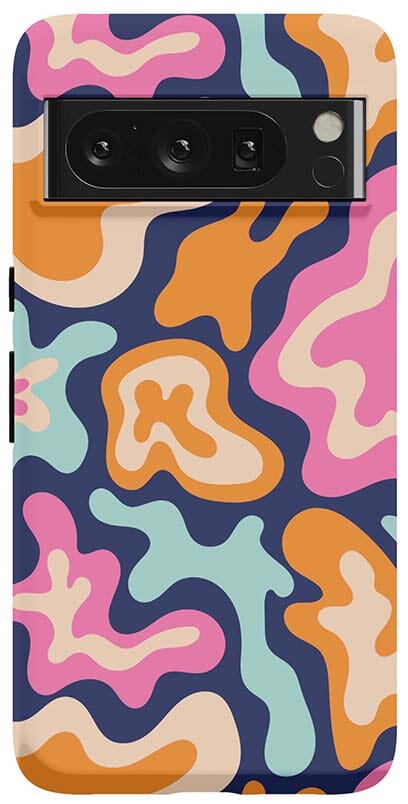 Casetry Midnight Color Splash | Abstract Retro Google Pixel Case - view 14
