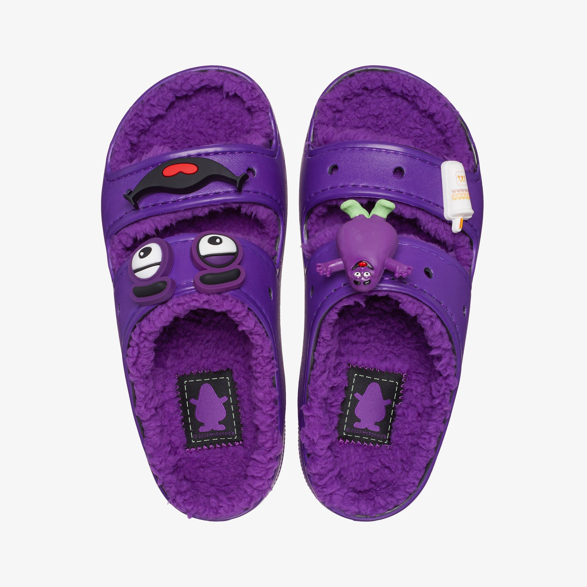 Crocs | McD x CROCS COZZZY SANDAL { PURPLE - view 4