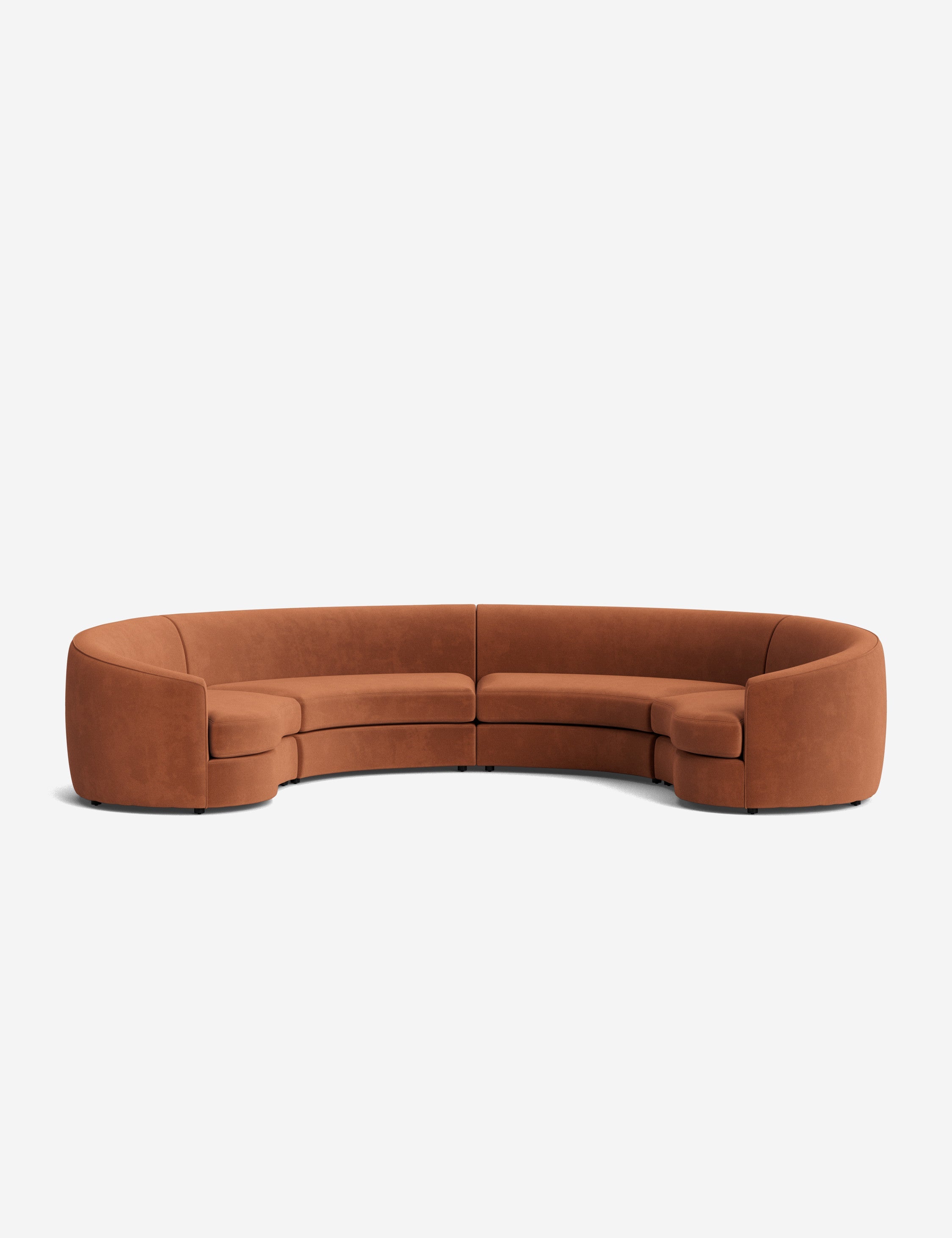 Lulu and Georgia Imada Modular Curved Sectional Sofa - view 49