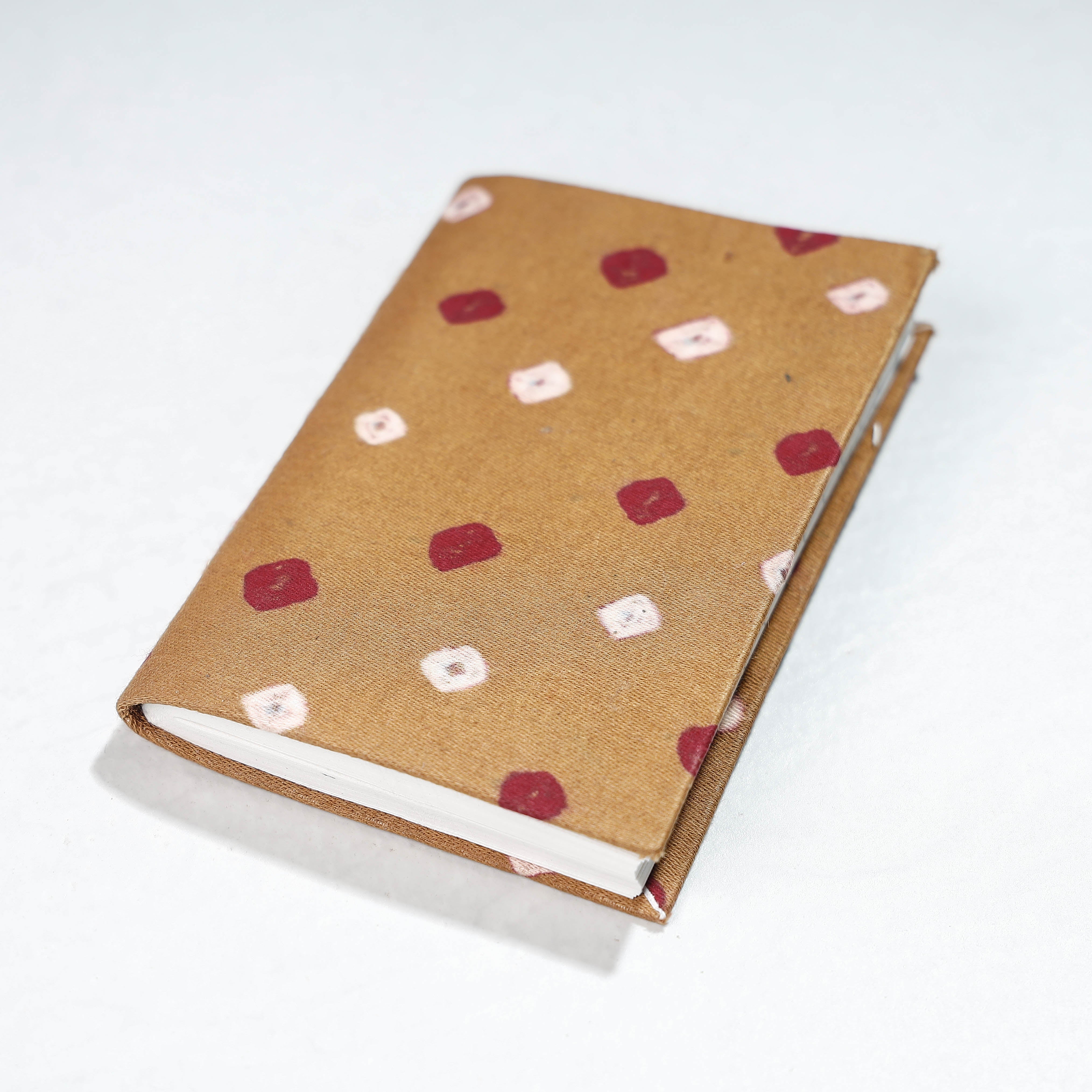 CHUTNEY CRAFT STUDIO Brown - Bandhani Cover Handmade Paper Notebook (5 x 3.5 in)