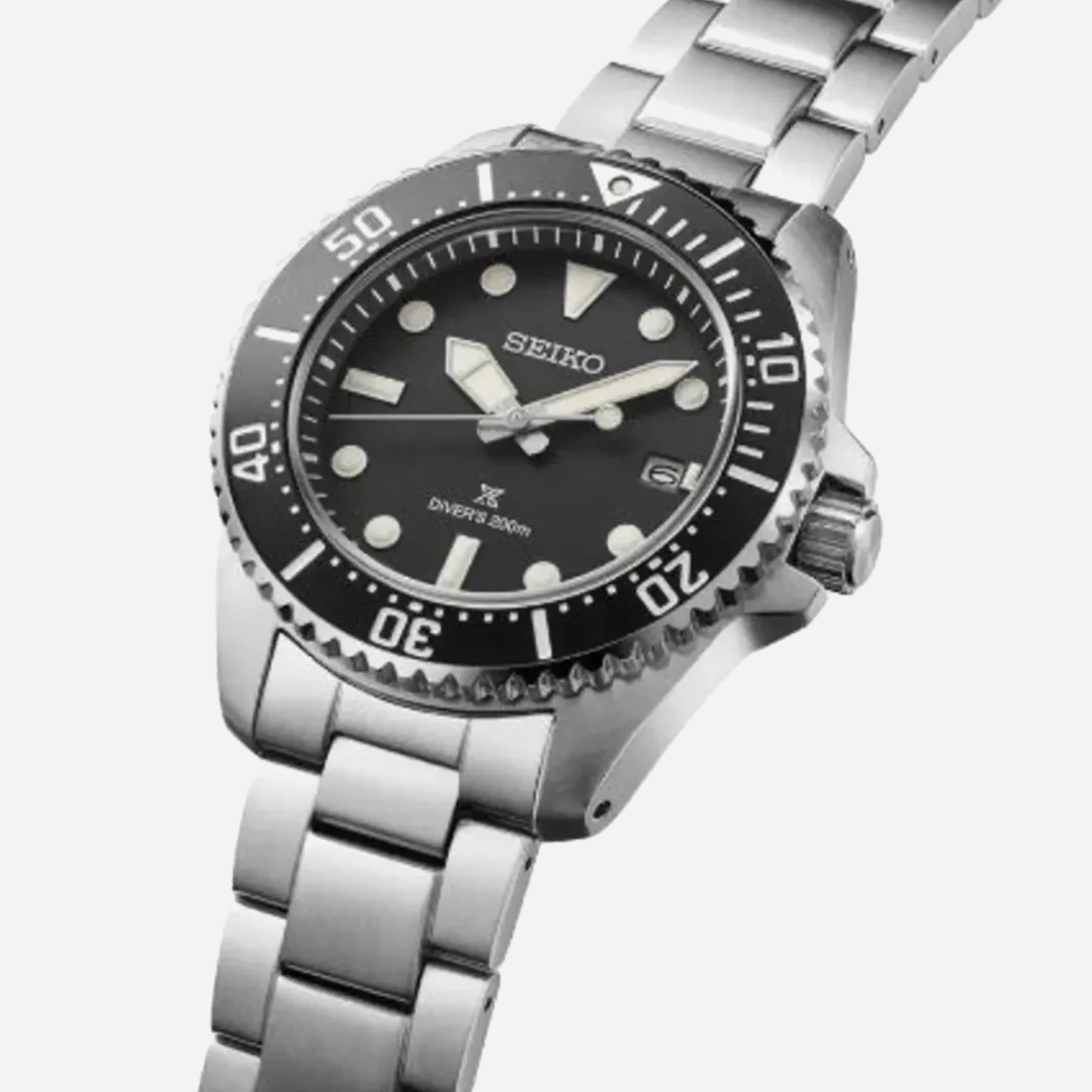 Seiko Prospex Solar Diver’s in Black Men's – Multi - view 2