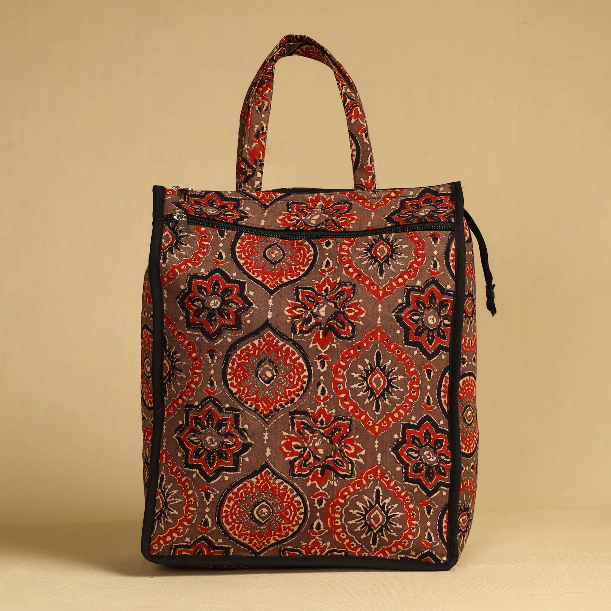 NOORI BAZAR Brown - Handcrafted Cotton Shopping Bag 23