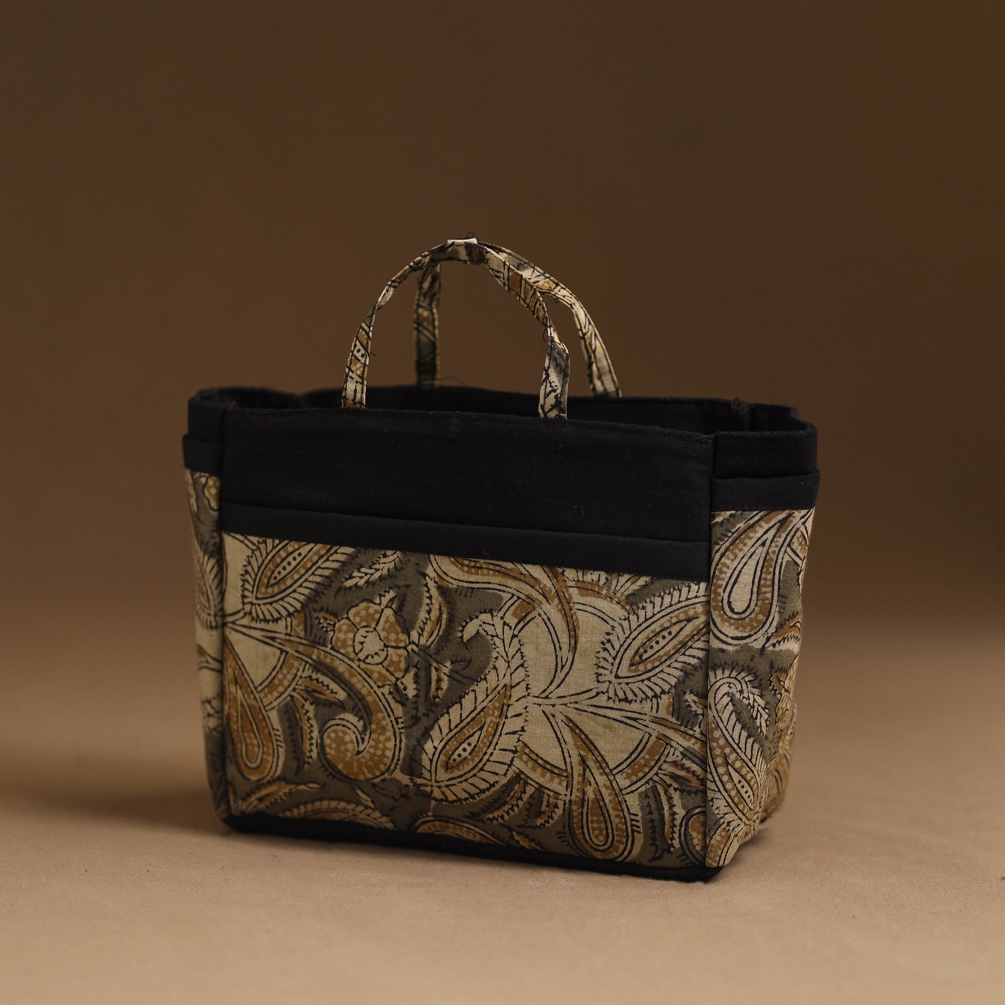 NOORI BAZAR Brown - Handmade Cotton Multipurpose Cosmetic/Toiletry Bag 25 - view 2