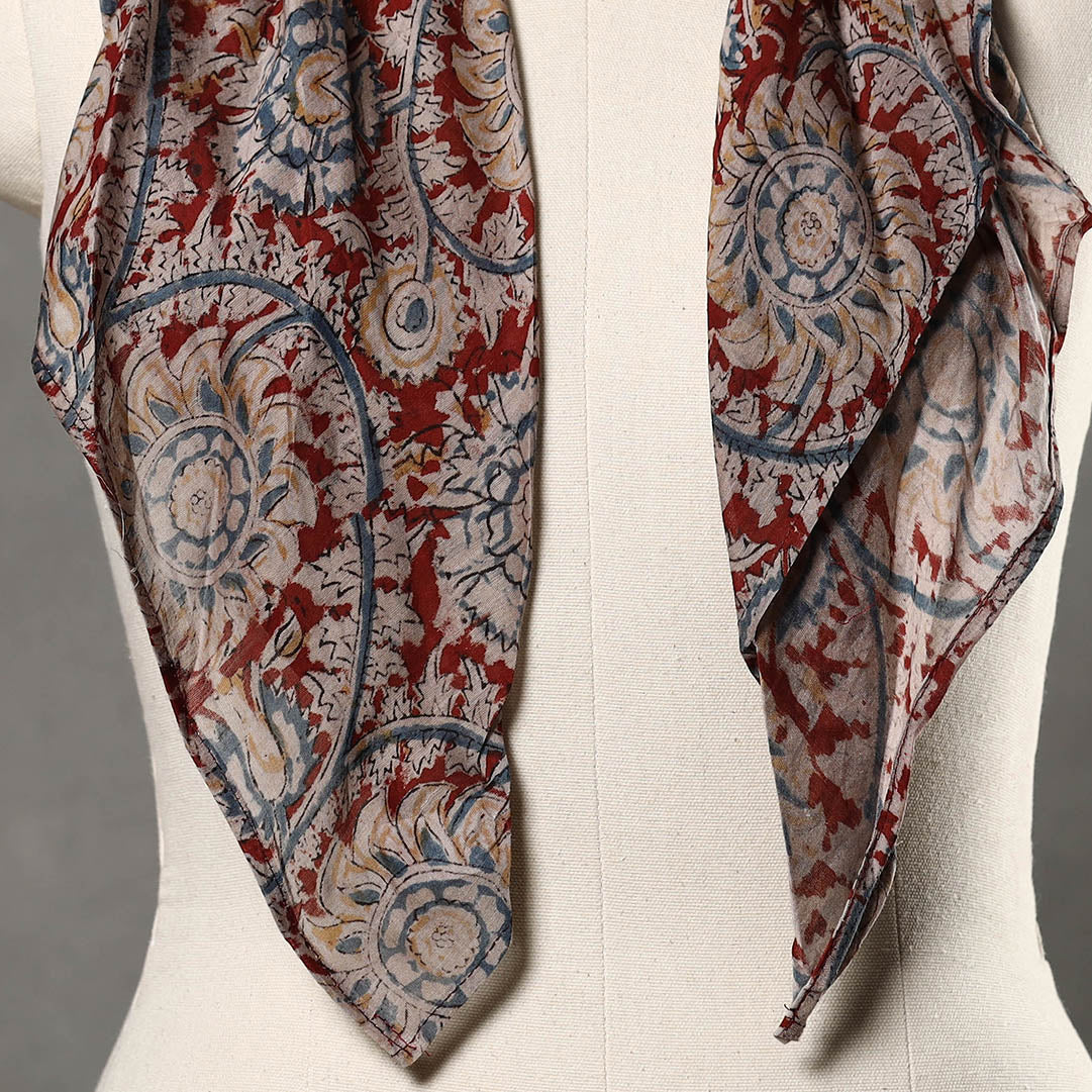 HAVELI CHRONICLES Block Printed Modal Silk Pendant Necklace Scarf 43 - view 3