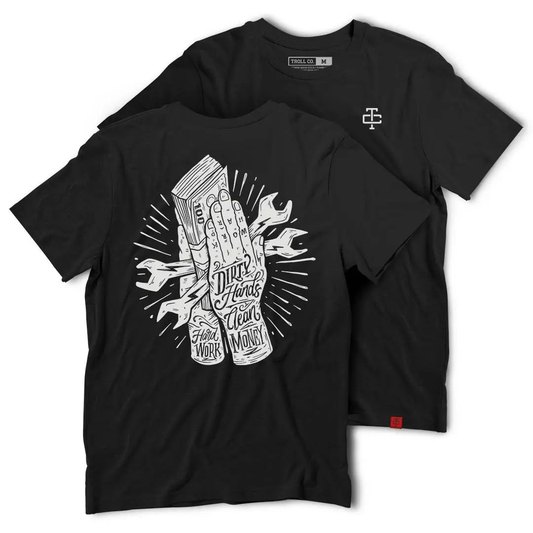 Radial Hard Work Tee – Black