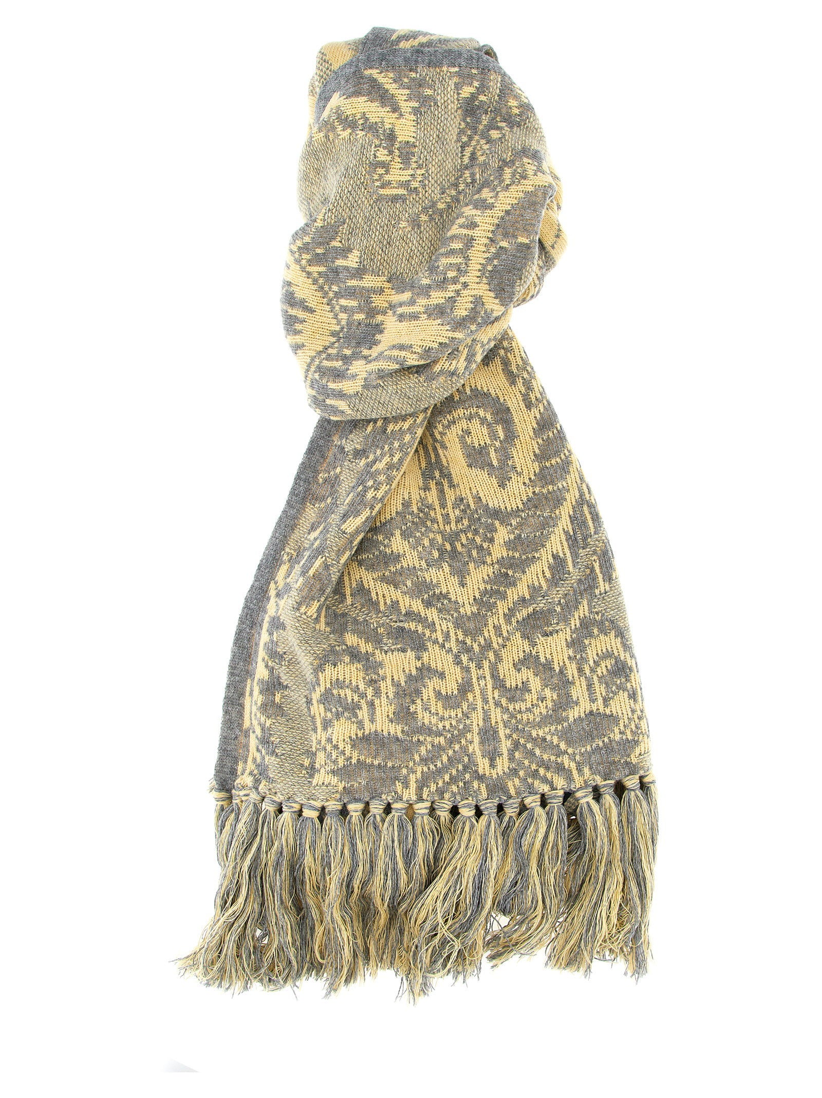 Etro Barocco Jacquard Scarf – 100% wool