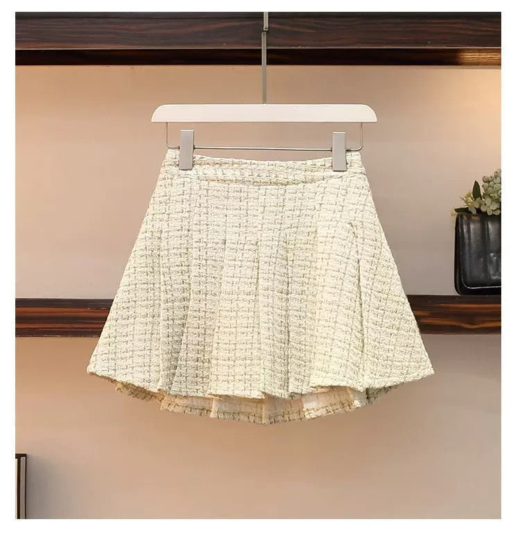 Alamode By Akanksha Dorotha Luxe Tweed 2 Pc Set - Set of Jacket and Skirt - view 7