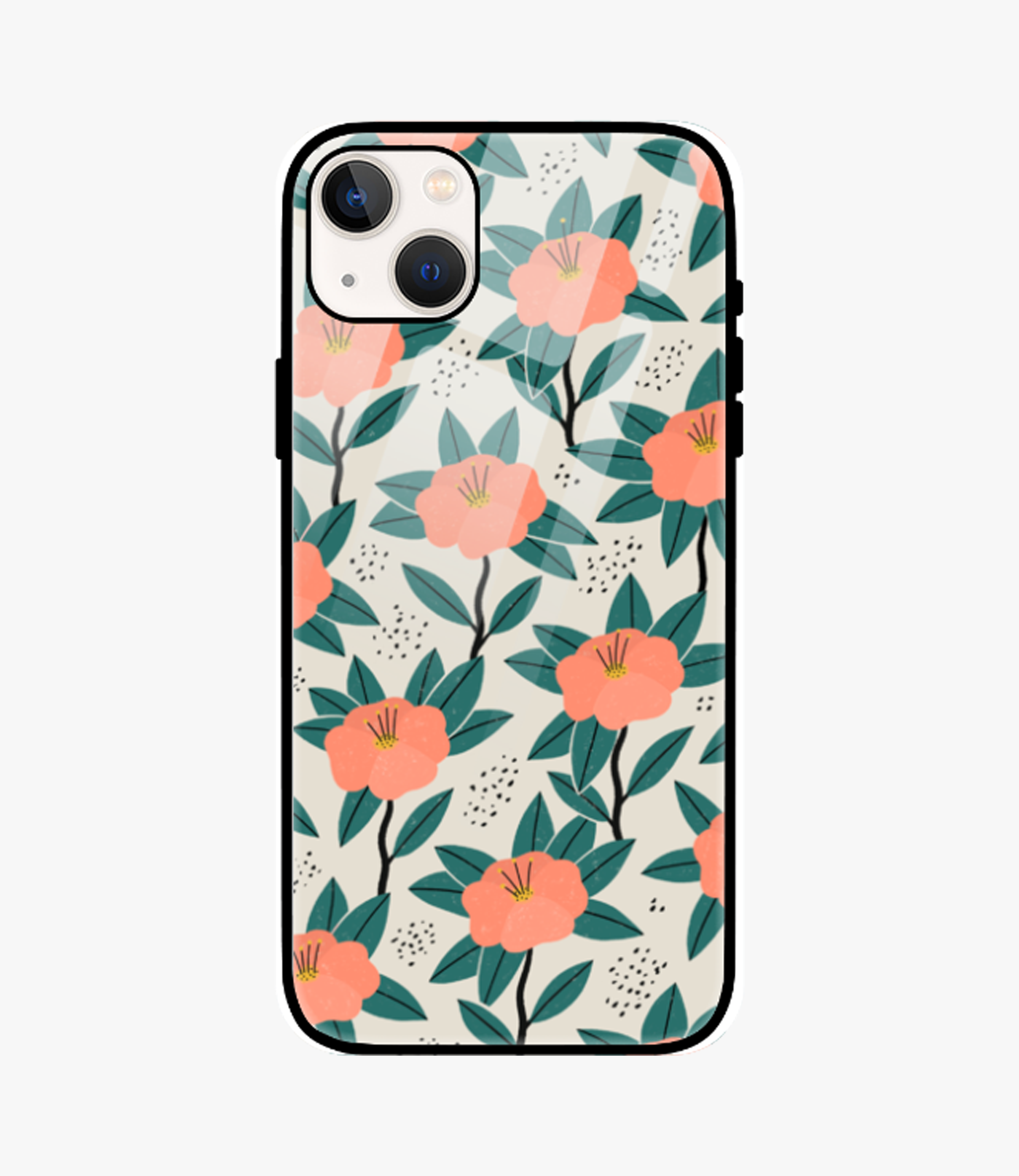 The Case Company Magnolia Floral Glass Case for iPhone 13 Mini