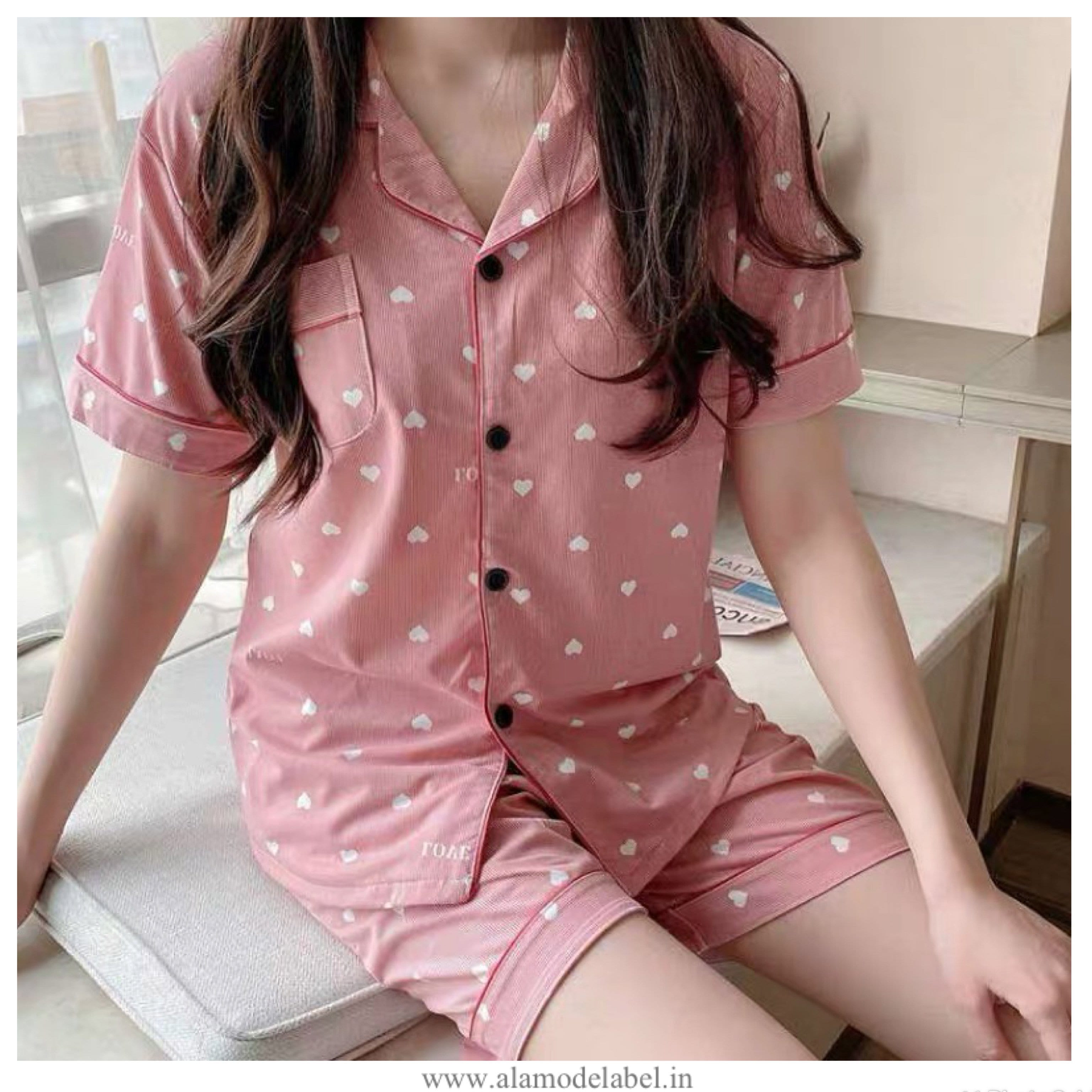 Alamode By Akanksha Anya Cotton Nightsets- Shorts