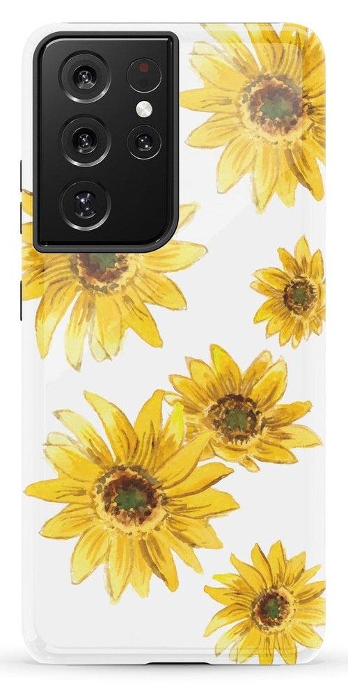 Casetry Golden Garden | Yellow Sunflower Floral Samsung Case - view 27