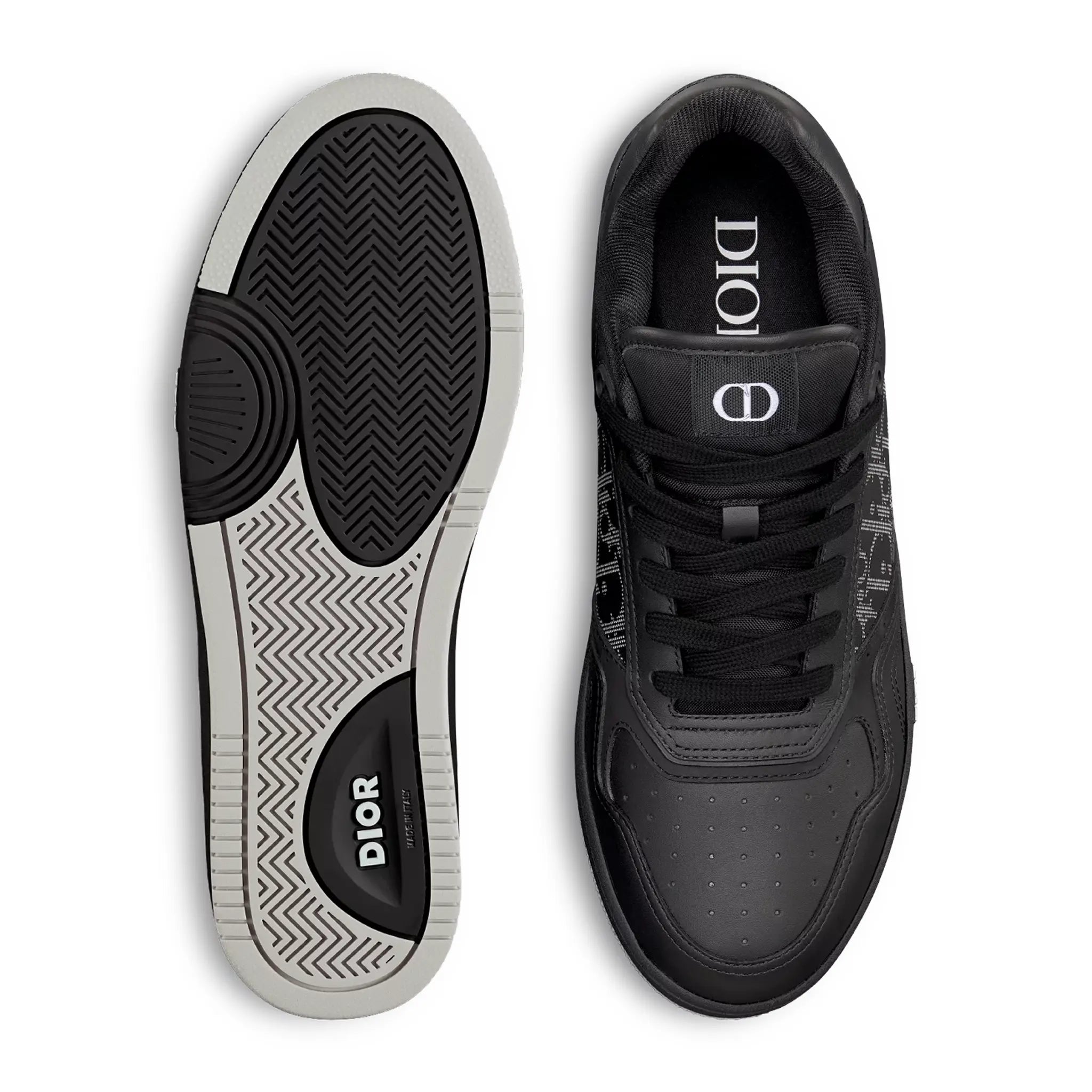 Dior B27 Uptown Black Smooth Calfskin Sneaker - view 4