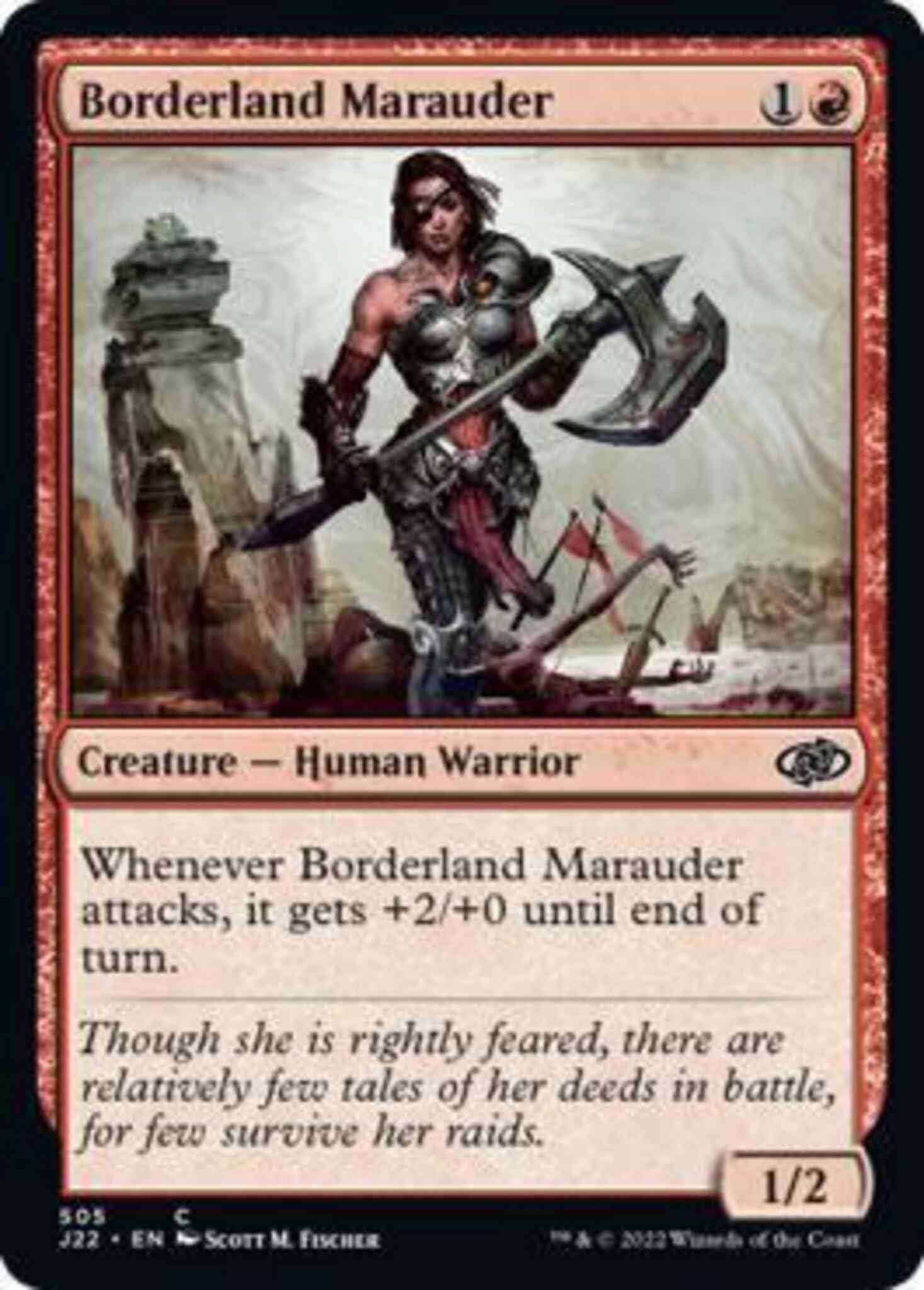Borderland marauder 505 – Magic Borderland Marauder [505] [Jumpstart 2022] [Non-Foil]