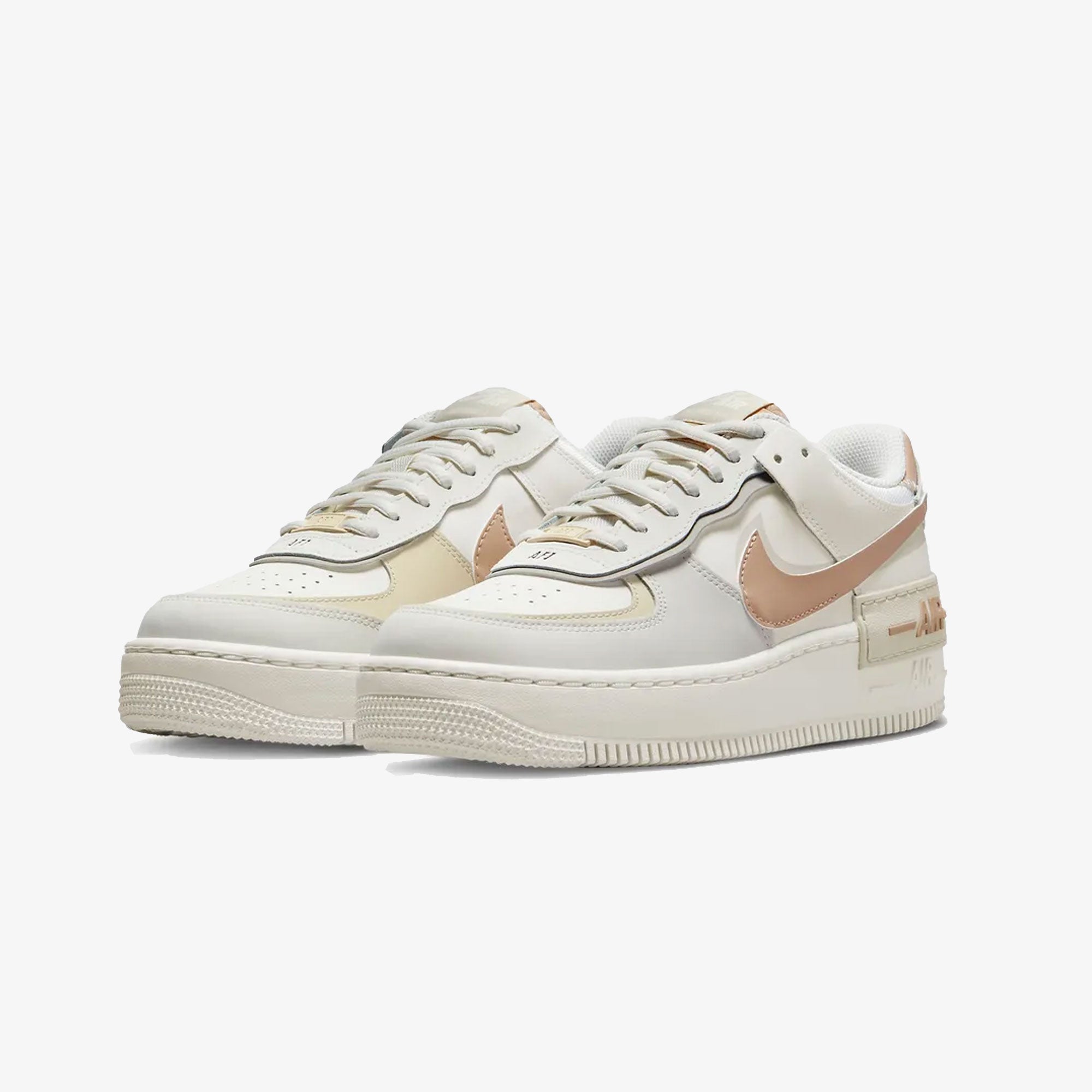 Nike | AIR FORCE 1 SHADOW { SAIL/HEMP-FOSSIL-LIGHT BONE - view 2