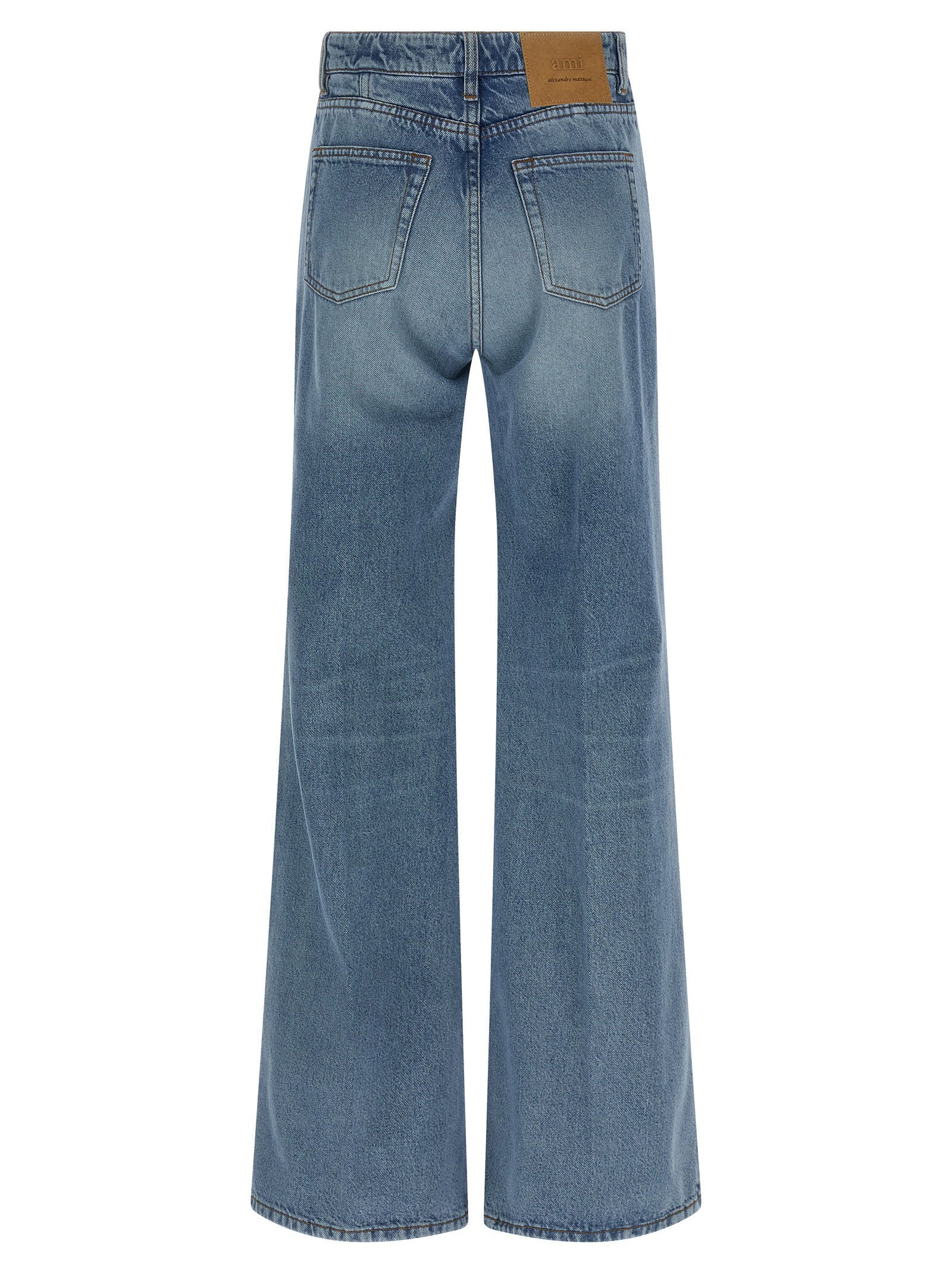 Ami Paris Flared Leg Jeans – 100% cotton - view 2