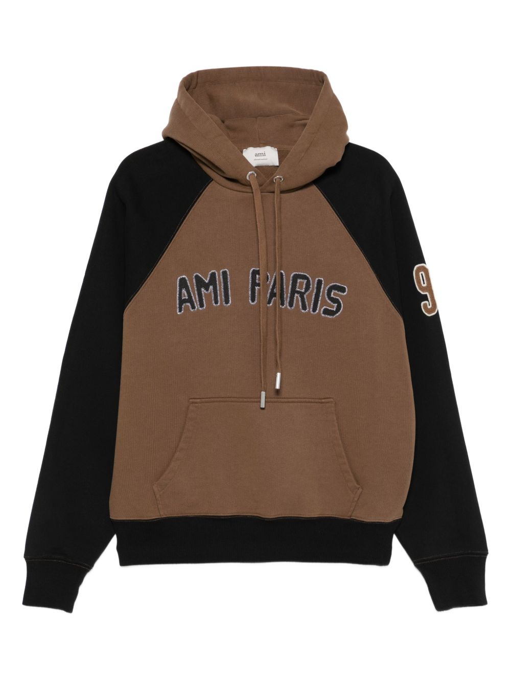 Ami Paris Cotton colorblock hoodie – COTTON 100%