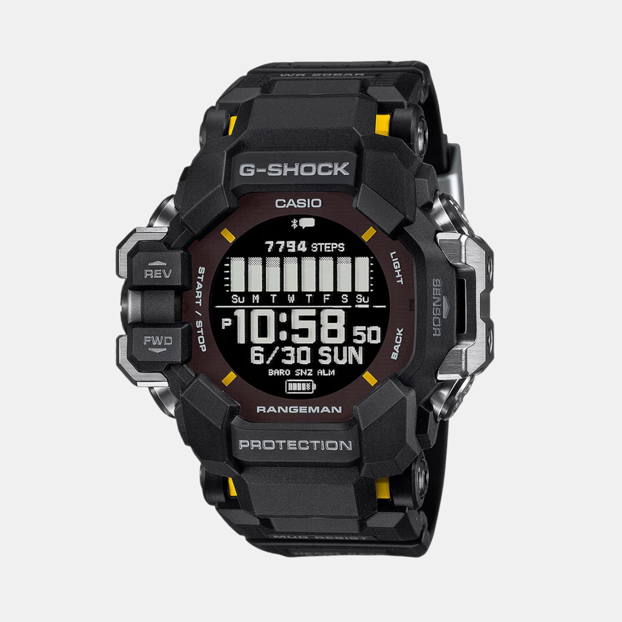 Casio G-Shock Men Quartz Black Dial Digital Resin Watch G1529