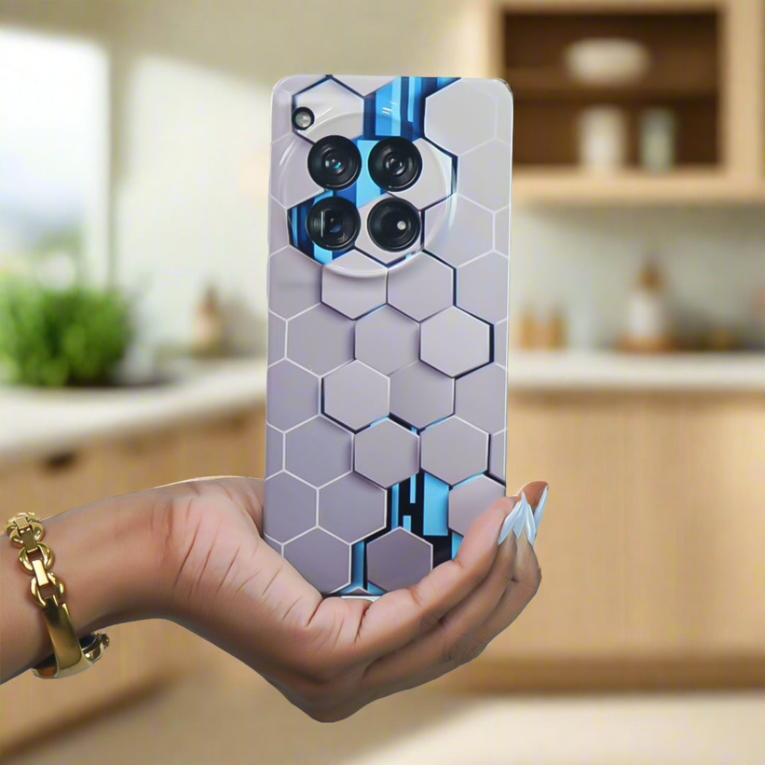Million Cases 3D Honeycomb Hive Pattern Case - OnePlus - view 3