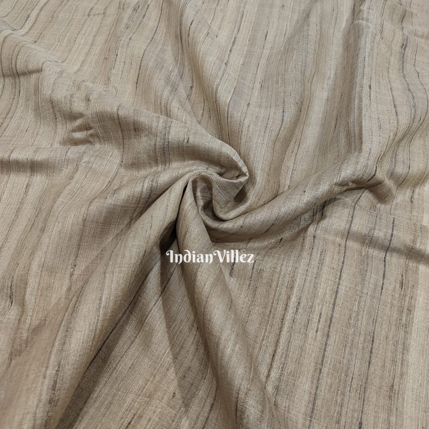 IndianVillèz Gicha Tussar Silk Fabric