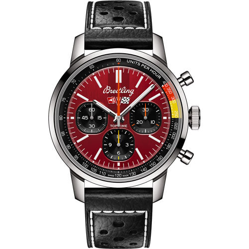 Breitling Top Time B01 Chevrolet Corvette Red Dial Men 41mm