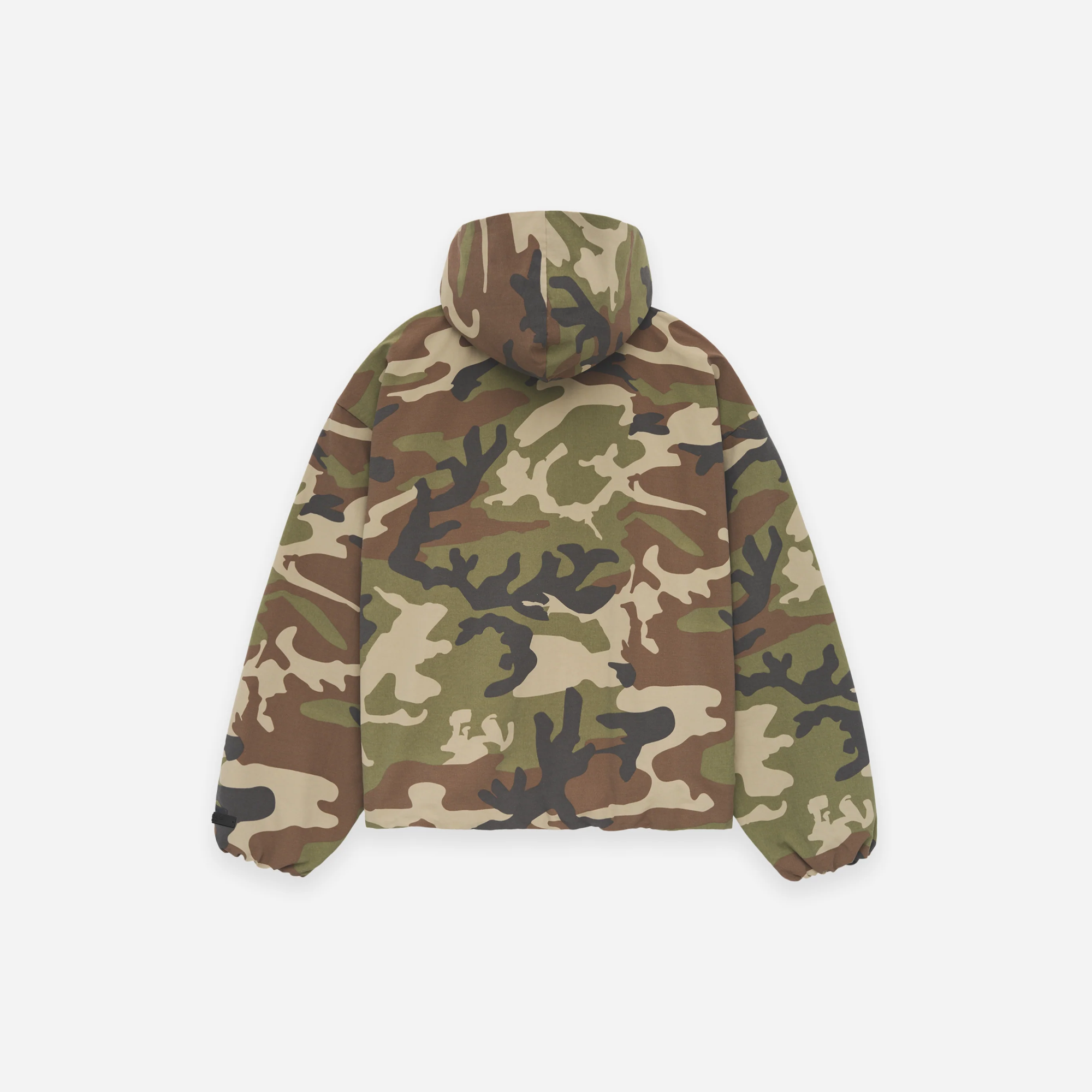 Fear Of God Essentials SS25 Military Nylon Hooded Anorak Woodland Camo - view 3