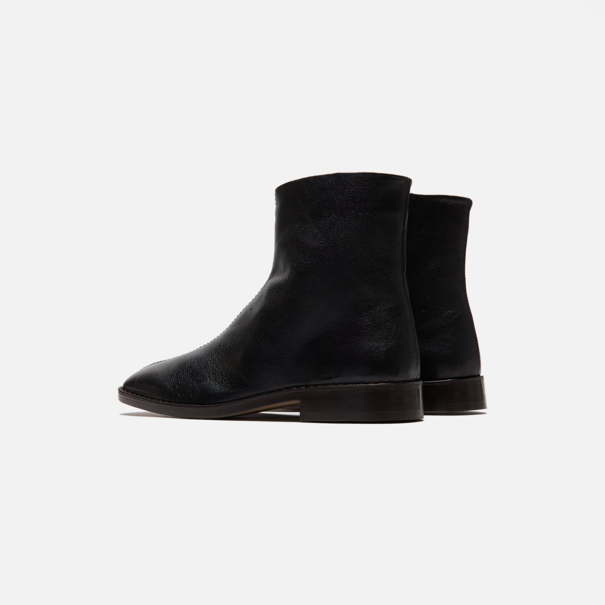 Lemaire Piped Zipped Boots - Black - view 2