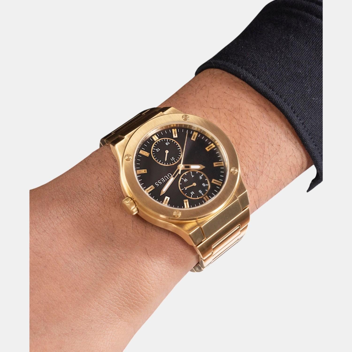 Guess Dress Men Quartz Black Dial Multi-Function Stainless Steel Watch GW0795G4 - view 7