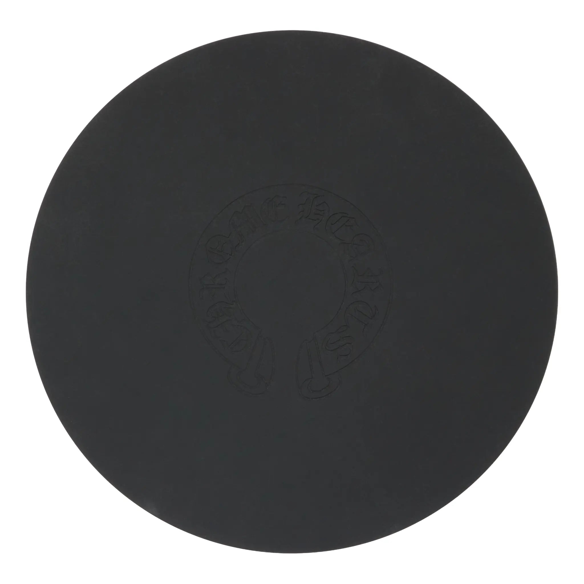 Chrome Hearts Cross Logo Round Black Rubber Mat - view 2