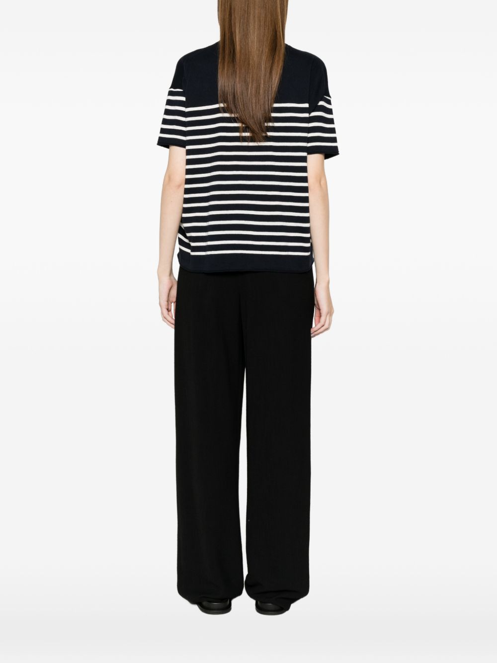 Ct Plage Striped cotton sweater – Cotton 95%, Cashmere 5% - view 4