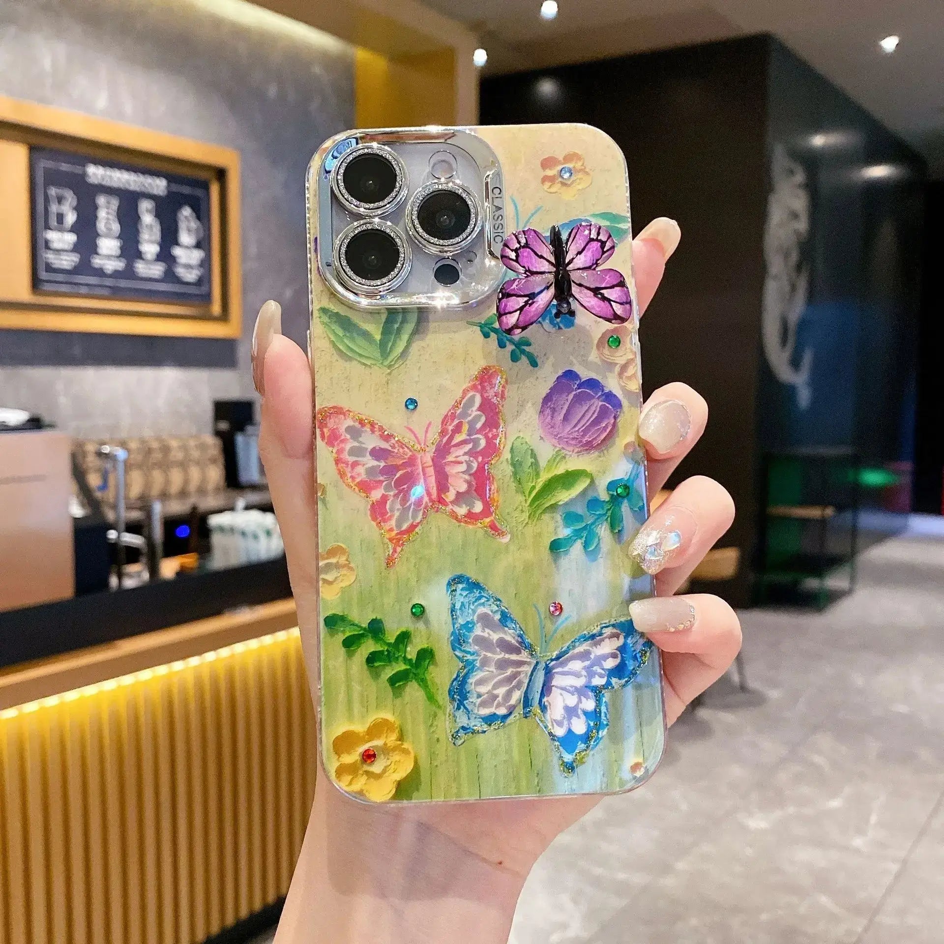 Peeperly Lush Meadow Garden Butterfly Case – No Color - view 2