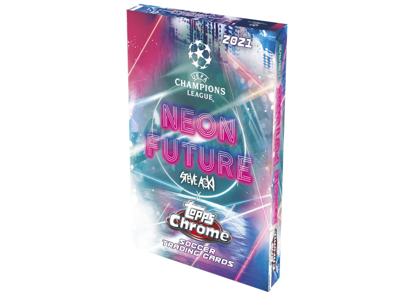 2021 Topps Chrome Steve Aoki UEFA Champions League Soccer Hobby Box