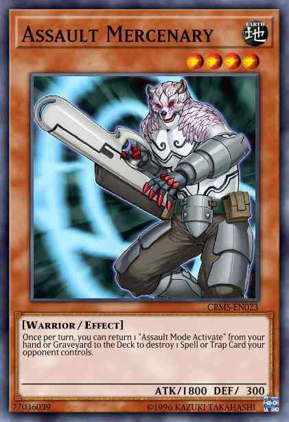 Yu-Gi-Oh! Assault Mercenary - CRMS-EN023 - Common - 1st Edition