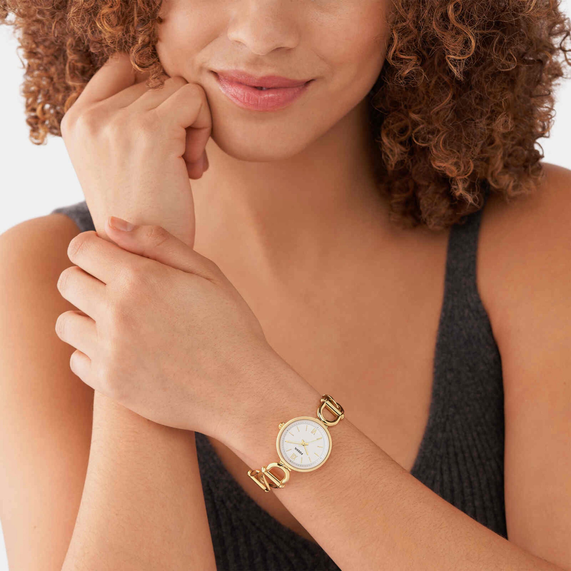 Fossil Carlie Women Quartz Silver Dial Analog Stainless Steel Watch ES5272 - view 3