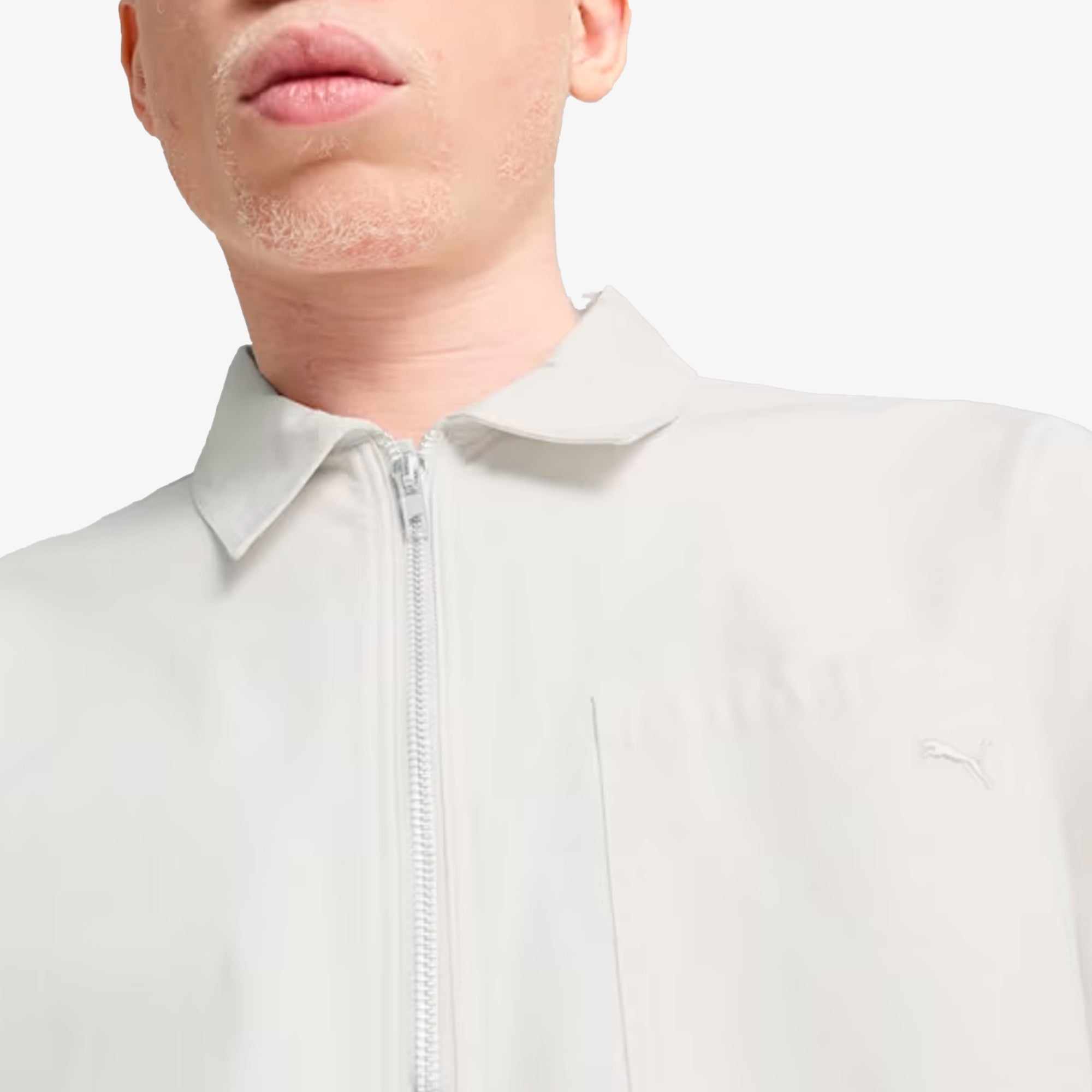 Puma | Mmq Half-zip Shirt { Alpine Snow - view 6