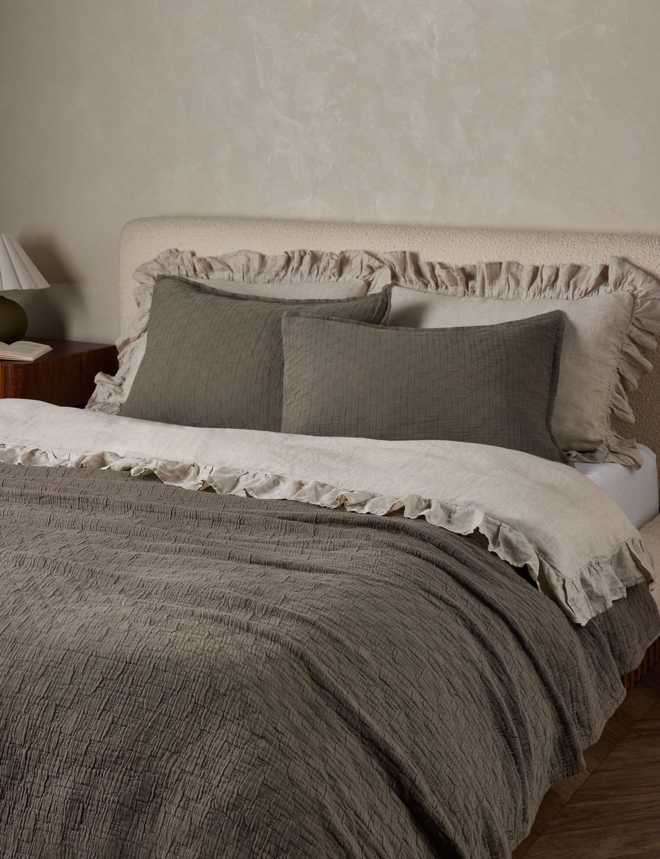 Lulu and Georgia Ojai Cotton Matelassé Sham by Pom Pom at Home - view 8