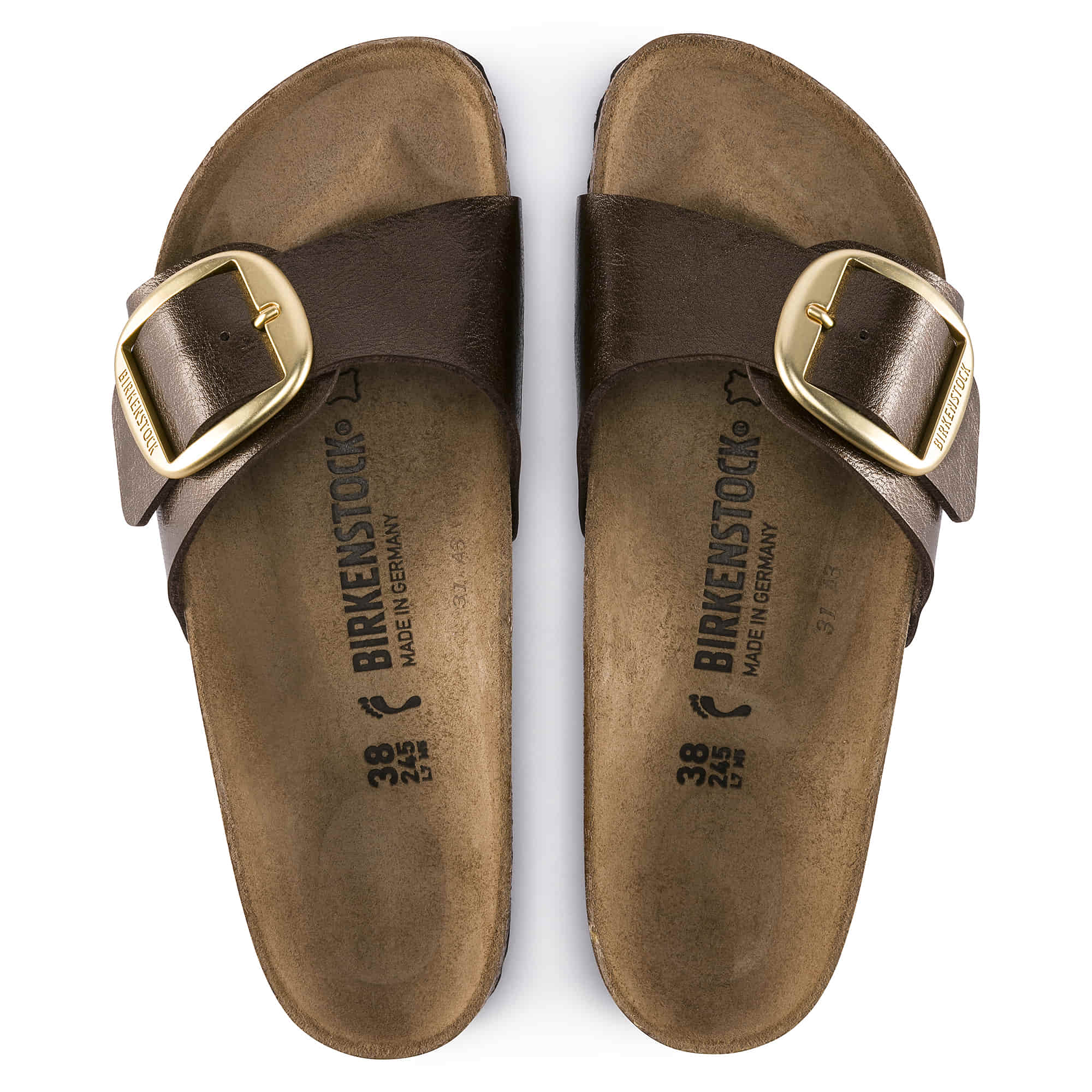 Birkenstock Madrid Big Buckle Birko-Flor – Brown Brown/Graceful Toffee - view 2