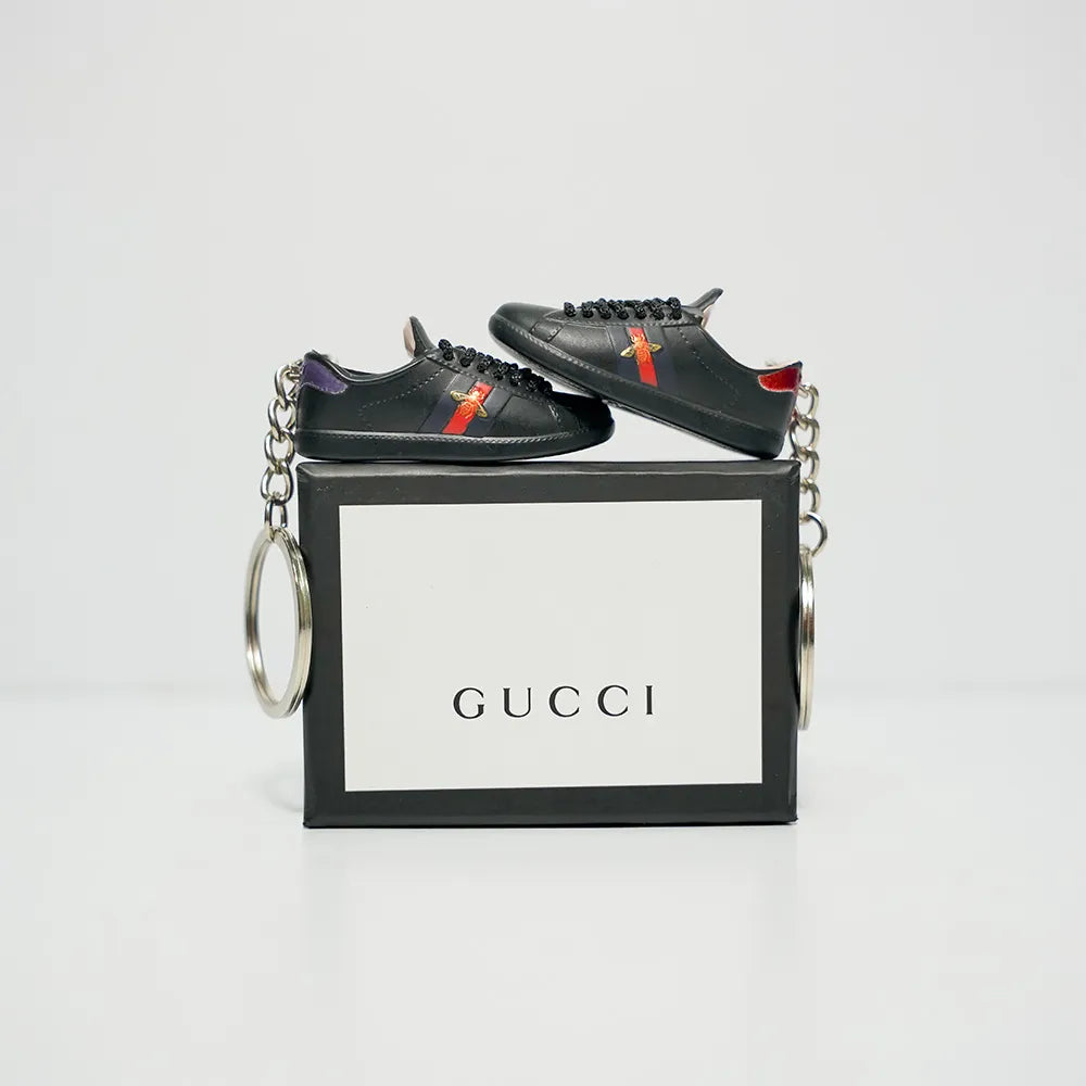 Kicks Machine 3D Sneaker Keychain With Box - Gucci Black