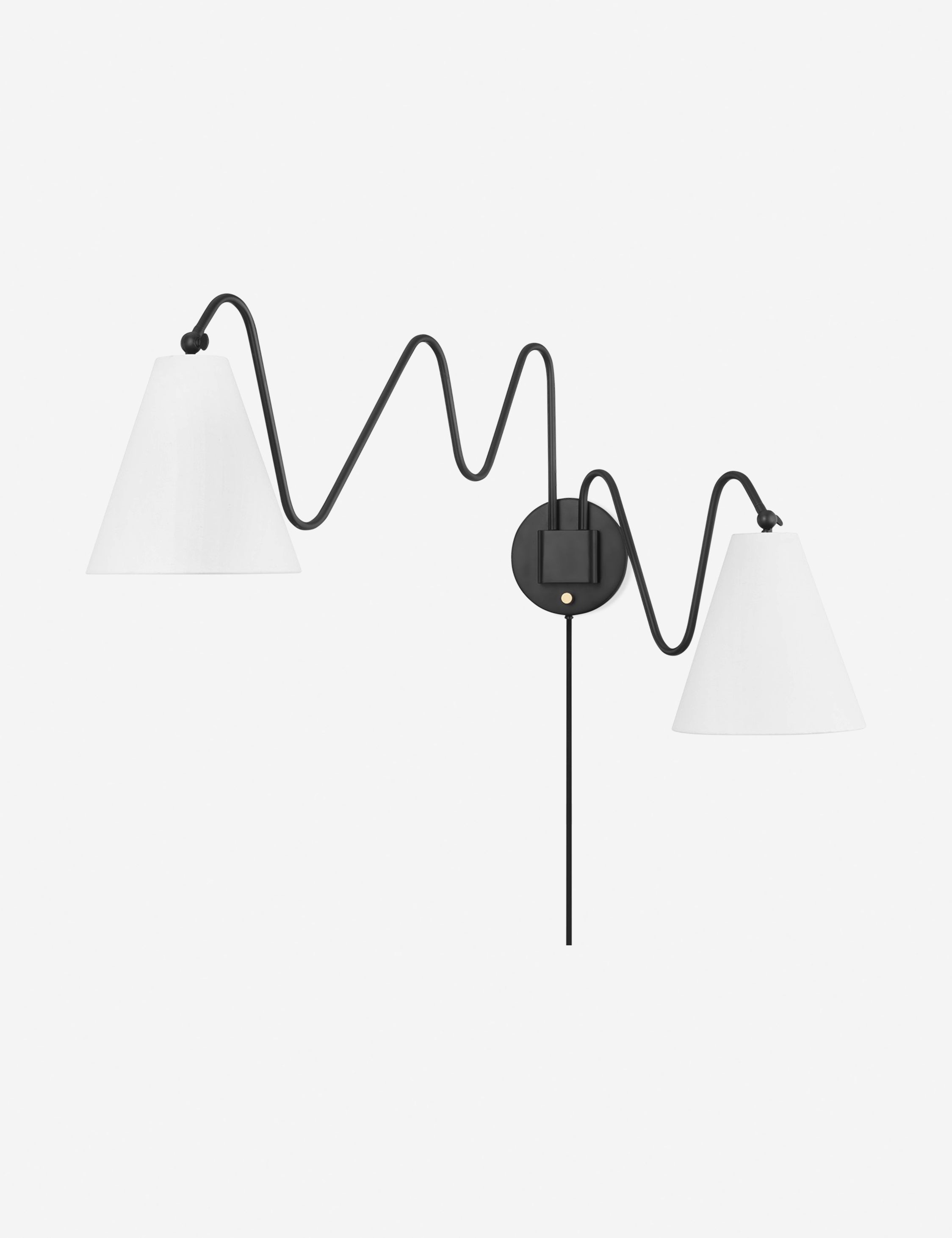 Lulu and Georgia Dellon Double Plug-In Sconce
