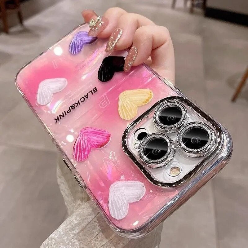 Peeperly Love Armor Heart Pattern Case – No Color - view 2
