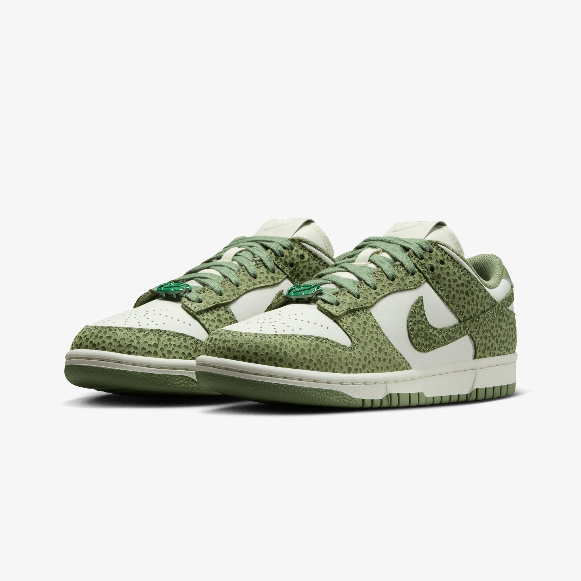 Nike | Dunk Low Premium { Oil Green/oil Green-treeline-sail - view 3