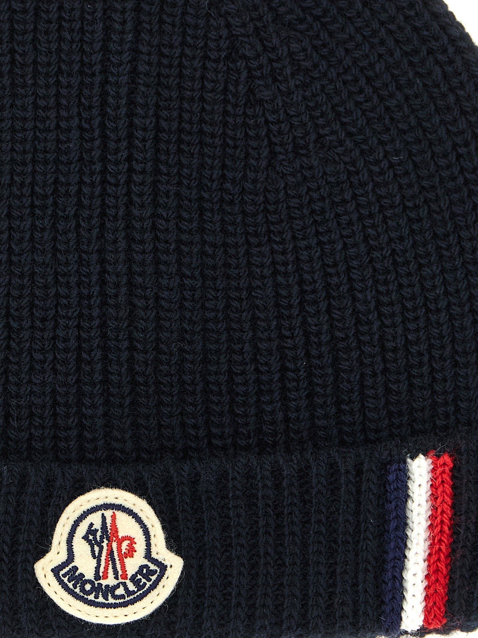 Moncler Enfant Tricolor Detail Beanie - view 3