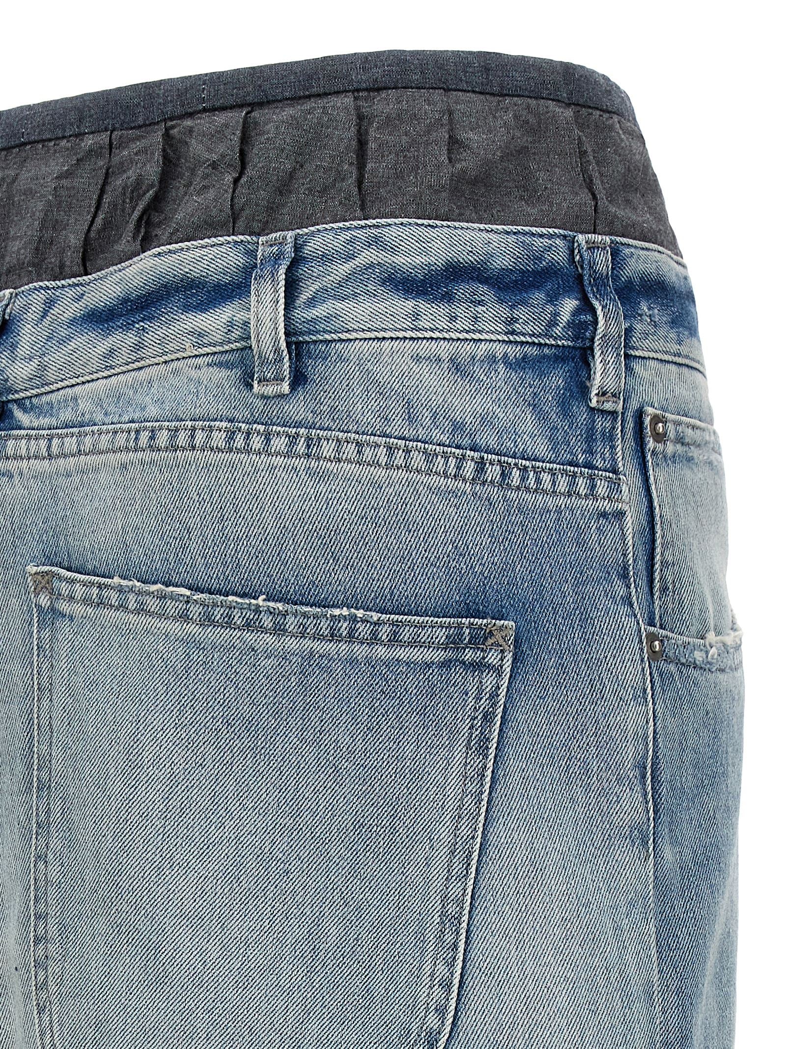 Maison Margiela Slits Denim Skirt – 100% cotton - view 4