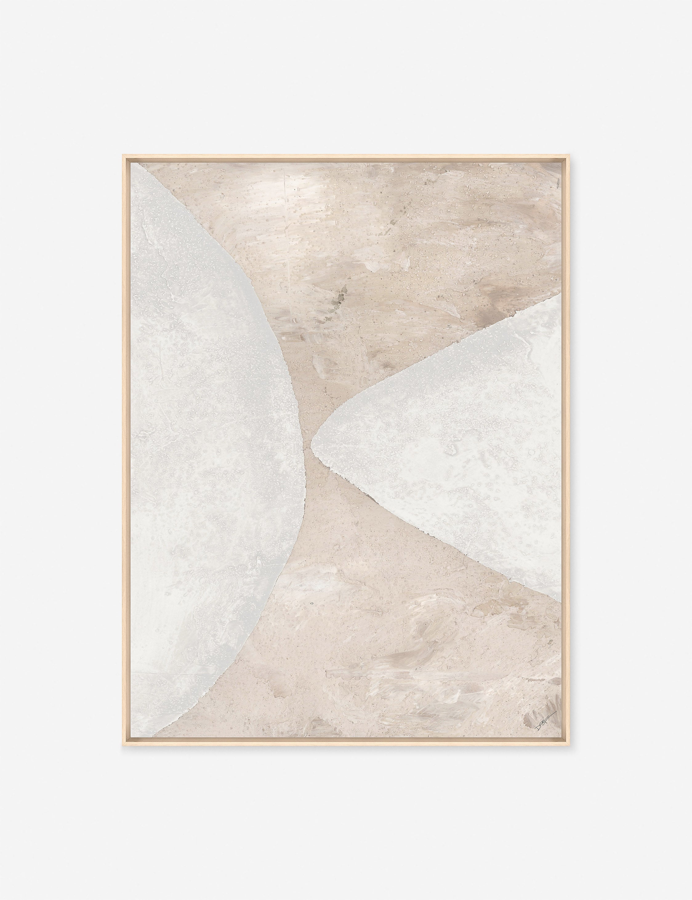 Lulu and Georgia Bone Texture Series IV Wall Art by Dawn Sweitzer