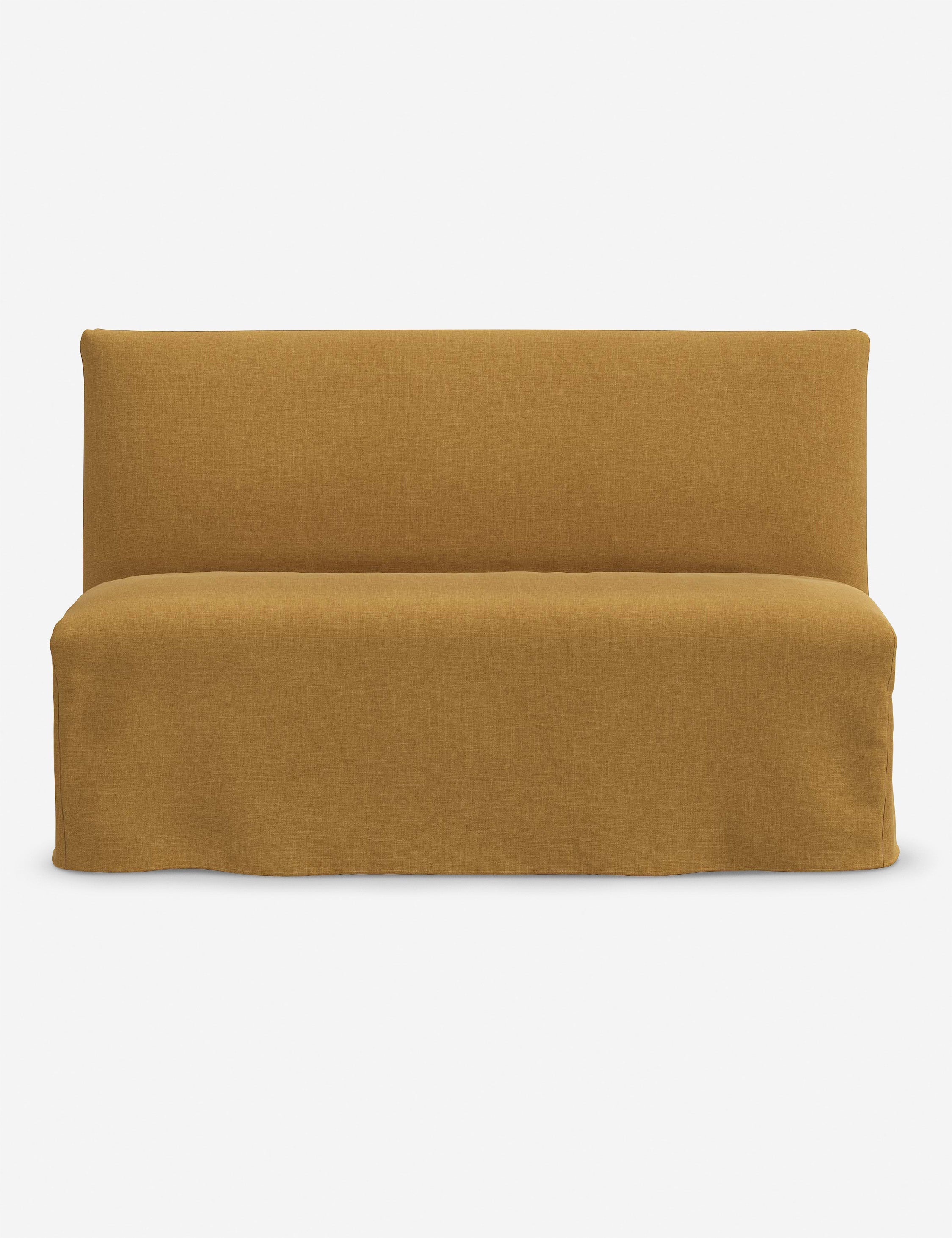 Lulu and Georgia Haddan Slipcover Dining Bench - view 5